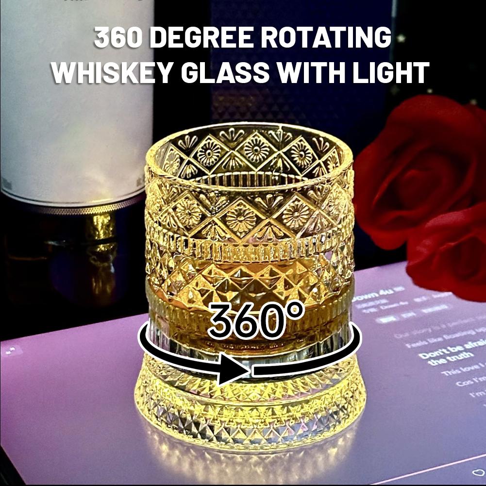 Crystal Wine Glass - Copo de Uísque Giratório Criativo de