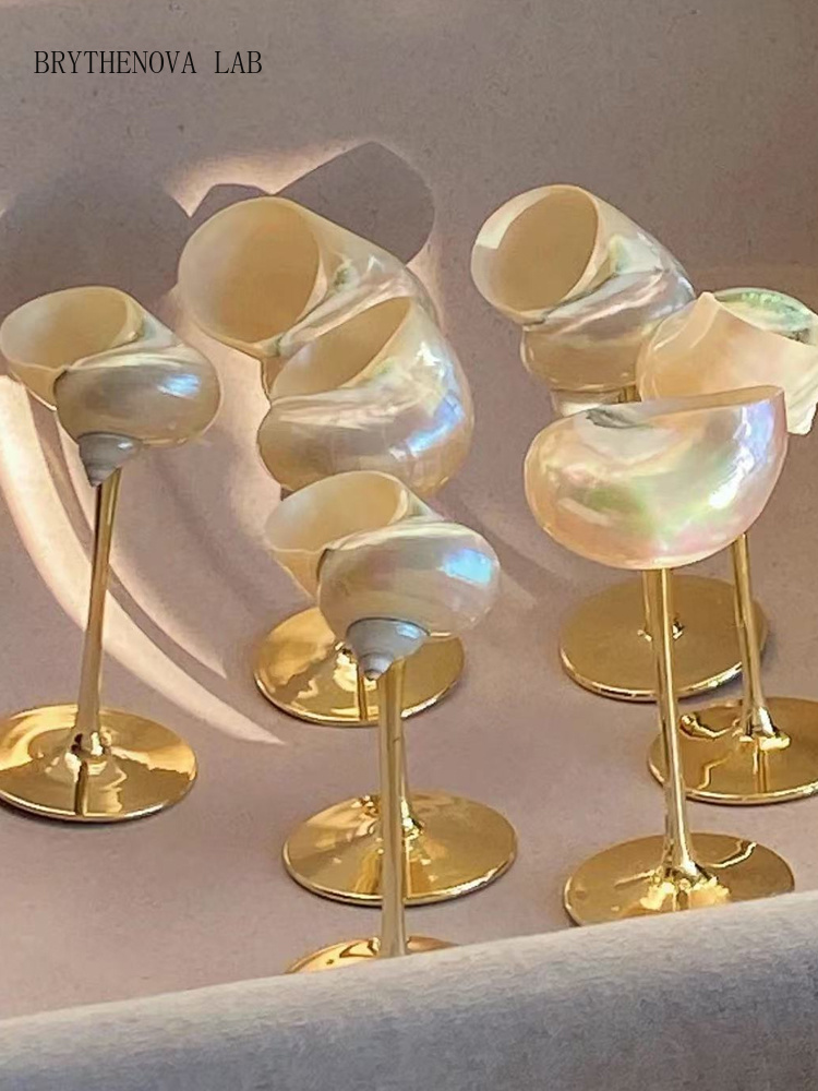 Crystal Wine Glass - Copos de Vinho Retro em Forma