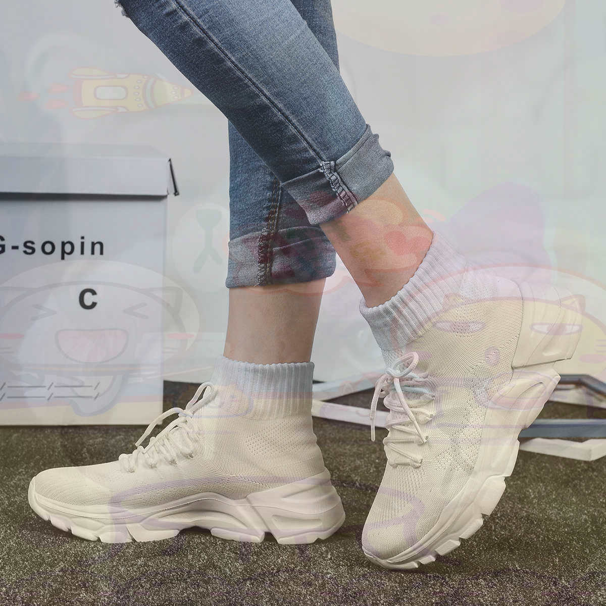 Luxury Lifestyle Travel - Aumenta a altura sumer basquete sapatos