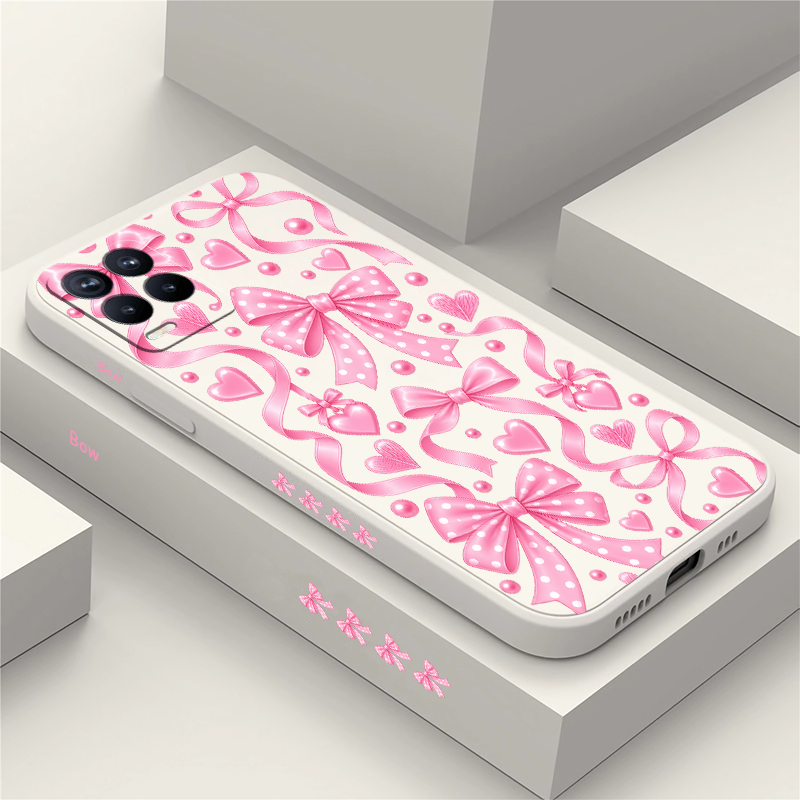 Capa com Laços Rosa para OPPO  - Realme Note 50 avaliação e preço