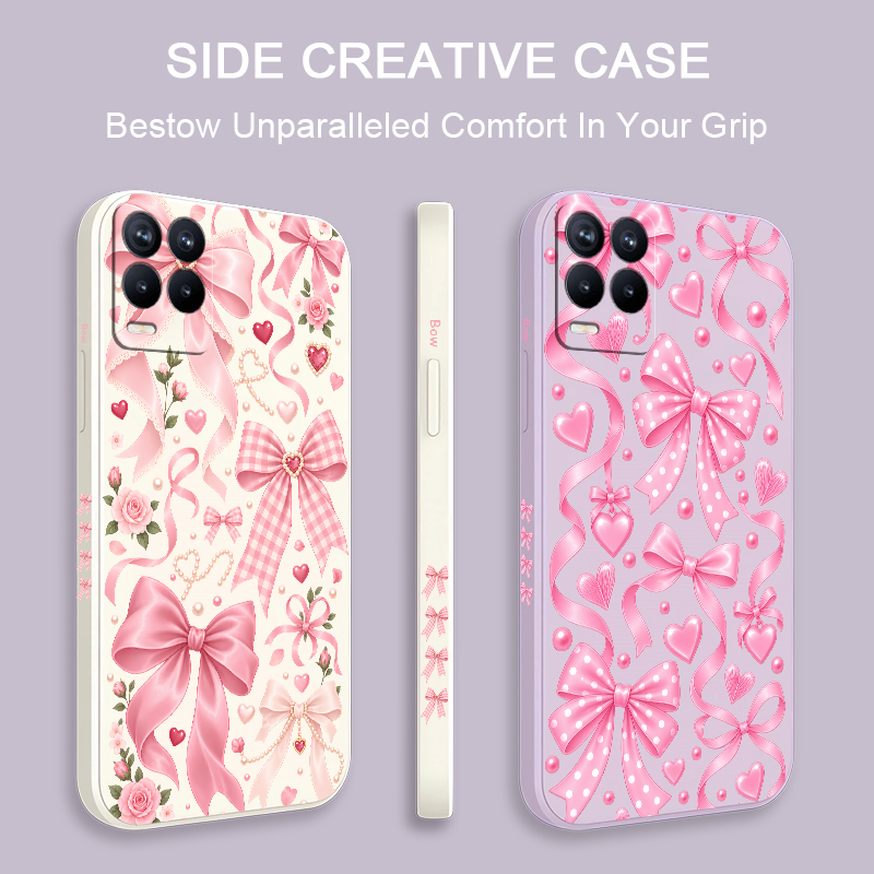 Capa com Laços Rosa para OPPO  - Realme Note 50 avaliação e preço
