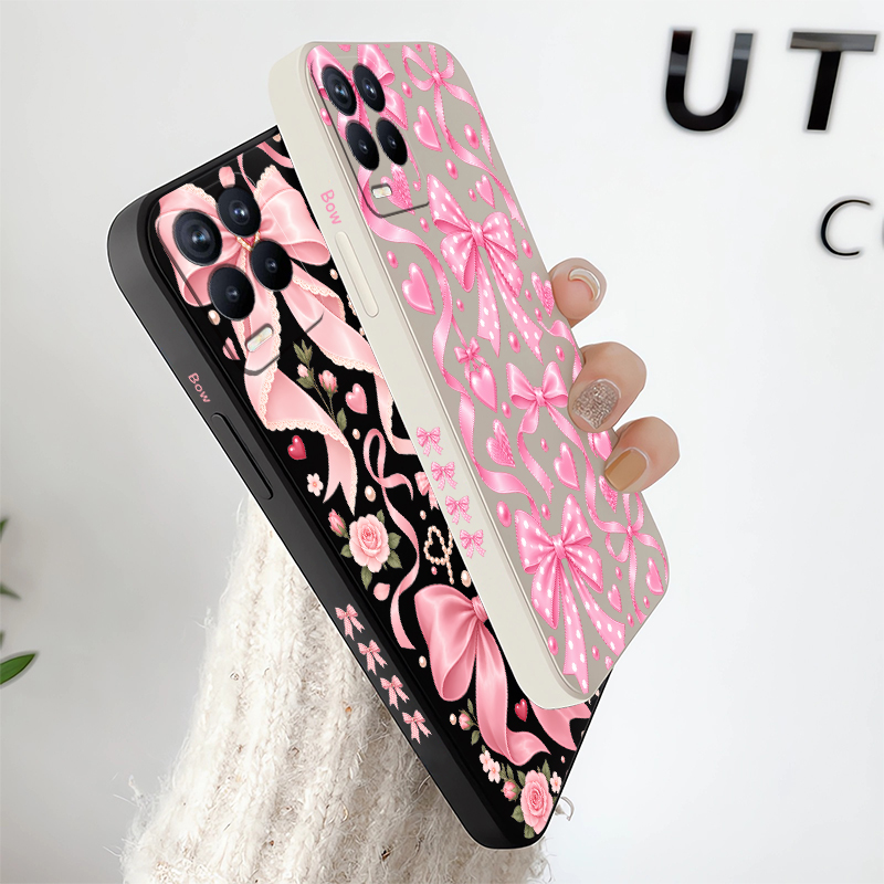 Capa com Laços Rosa para OPPO  - Realme Note 50 avaliação e preço