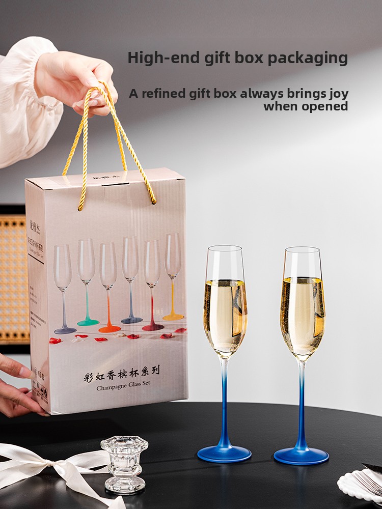 Novo Conjunto de Taças de Cham - Crystal Wine Glass avaliação e preço