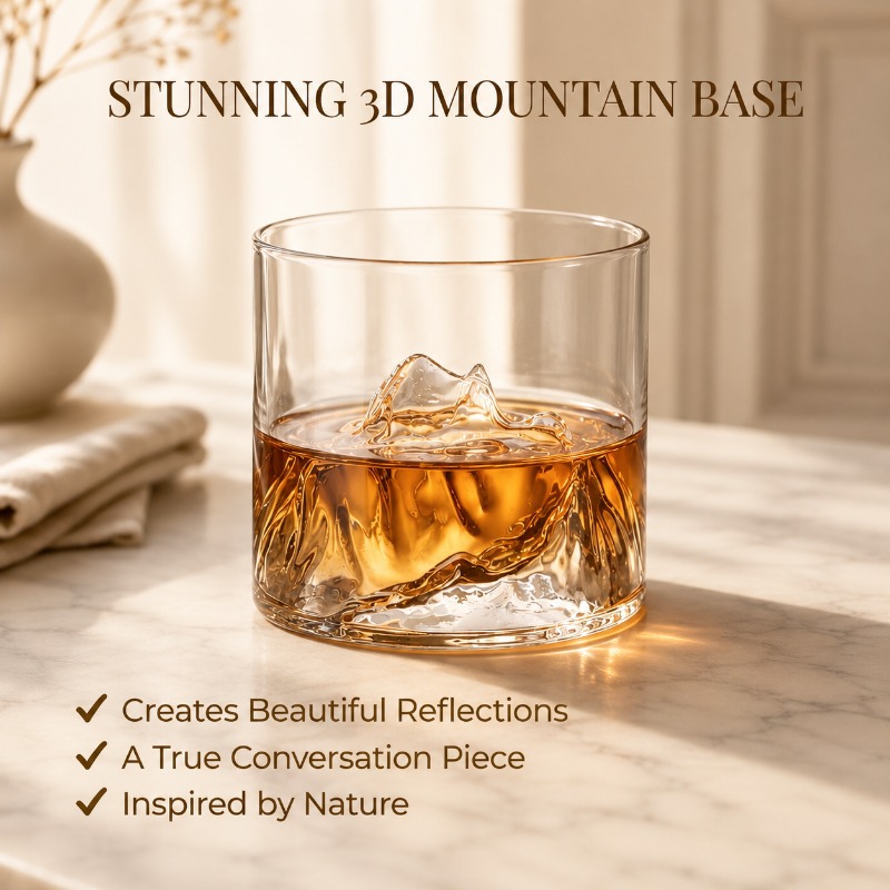 Copo de Uísque Guanshan Glacie - Crystal Wine Glass avaliação e preço
