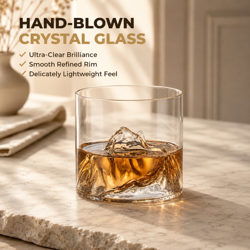 Copo de Uísque Guanshan Glacie - Crystal Wine Glass avaliação e preço